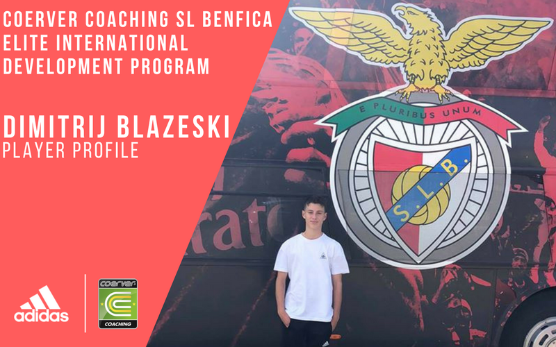 Dimitrij Blazeski embarks on Coerver Coaching Benfica Elite International Development Program experience