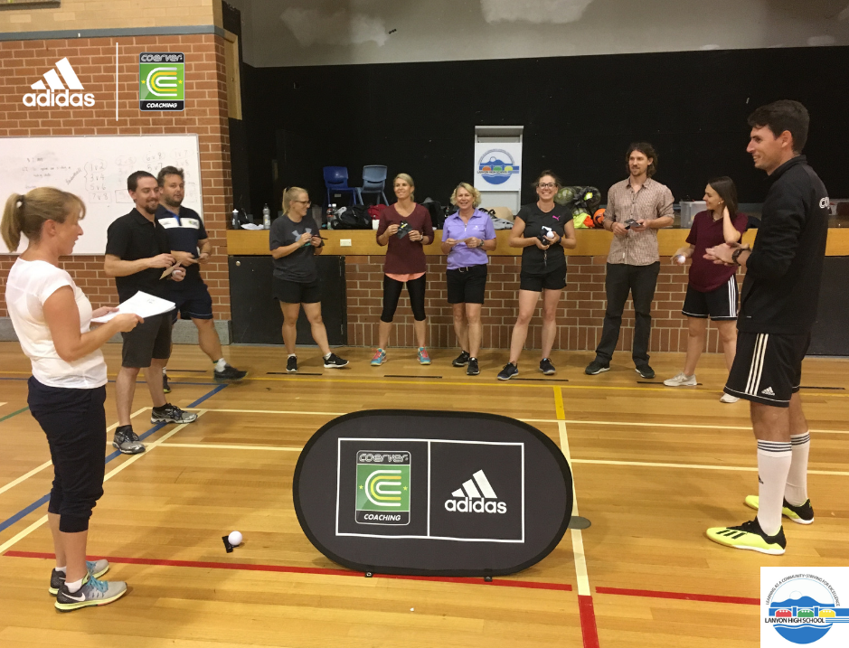 Coerver Coaching ACT Teachers Education Session at Lanyon High School