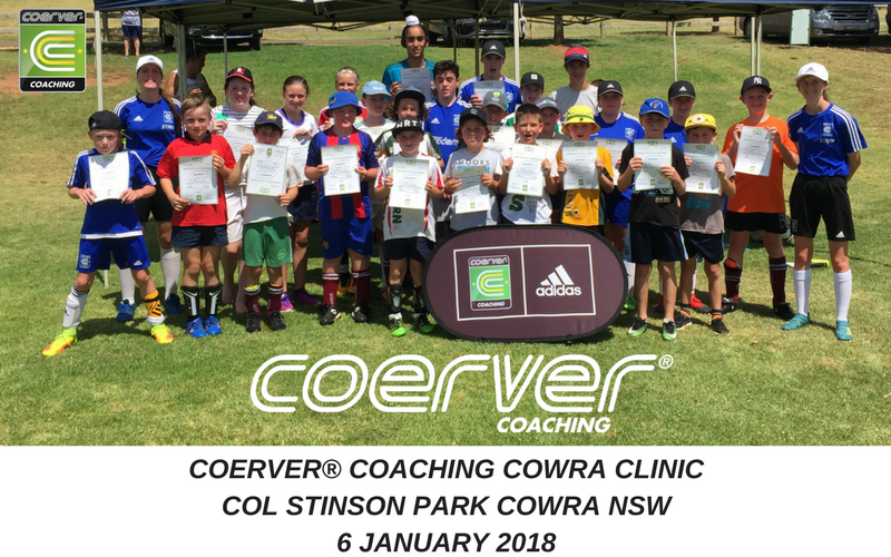 Coerver Coaching ACT conducts free clinic in Cowra, NSW